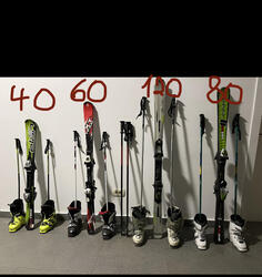 Prodajem 4 kompleta skijaske opreme
