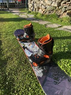 Snowboard sa vezovima i cipelama 163w  size MP29