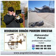 Solo truba, violina, harmonika, crkveni hor orkestar za sahrane pogrebe 
