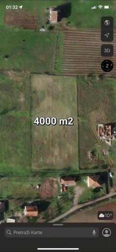 Građevinsko zemljište 4000m2 - Podgorica - Tuzi