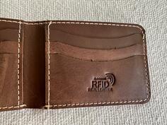 New Handmade Antique style Leather Wallet - RFID blocker