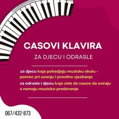 Casovi klavira, Podgorica 