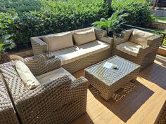 Garniture od ratana, 5 kompleta