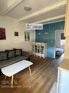 Jednosoban stan 30m2 - Cetinje - > Okolina grada