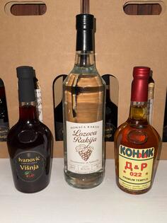 Rakija,liker od visnje,konjak