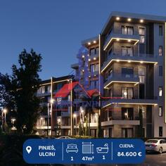 Jednosoban stan 47m2 - Ulcinj - Ulcinj (uži dio)