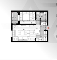 Jednosoban stan 46m2 - Podgorica - Stari Aerodrom