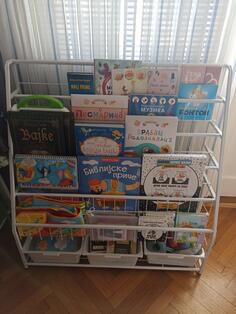 Metalni stalak za knjige, novine