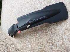 Prednji PVC blatobran X-Fighter za MTB 26"-29" POLISPORT crn