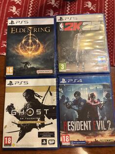 Elden ring ghost of Tsushima nba2k25 resident evli 2 remasteres za PlayStation 5