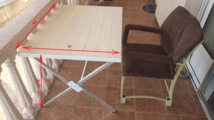 Sklopivi aluminijumski sto