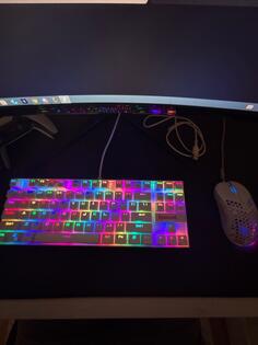 Redragon tastatura Kumara K552 Eshark Naginata i Eshark podloga - Gejmerska