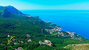 Građevinsko zemljište 608m2 - Budva - > Okolina grada