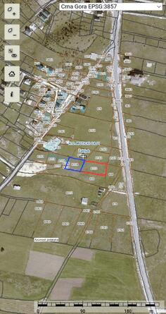 Građevinsko zemljište 1800m2 - Žabljak - Motički Gaj