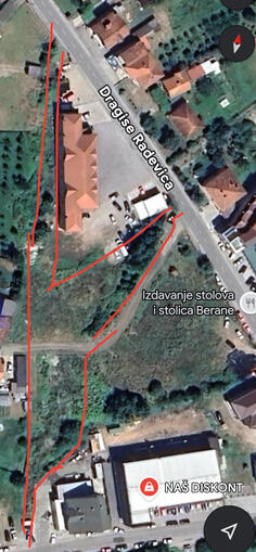 Građevinsko zemljište 3500m2 - Berane - Berane (uži dio)