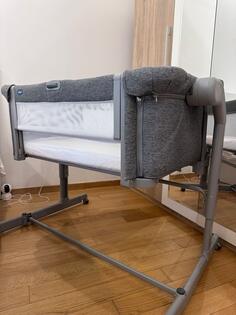 CHICCO NEXT 2 ME EVO MAGIC  and MATTRES / Krevetac next2 me magic Evo Dark grey i dusek