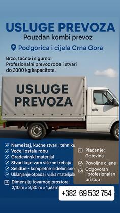 Usluge prevoza i selidbe