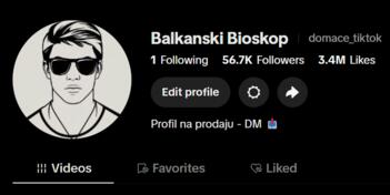 Tik Tok profil - 57k pratilaca