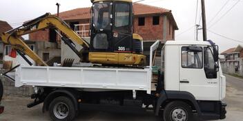 Usluge bagerom i kamionom