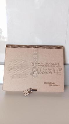 Heksagonalna Slagalica (puzzle) sa Kutijom!