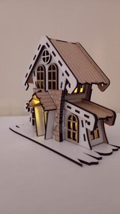 Minijaturna Kućica / držač za tealight!