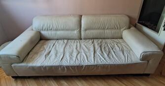 Kožni trosjed i dvosjed