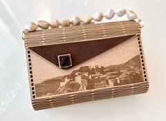 Elegancija Prirode: Ručno Rađena Drvena Torba