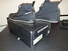 Diesel Industry Mens Exposure High-Top Lace Up Shoes Mens 46 EU, black