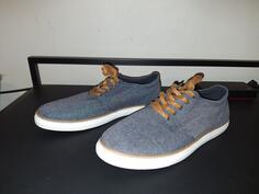 Steve Madden Casual Canvas Sneakers Gray White, 46 EU, 12 US