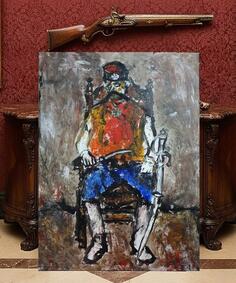 Crnogorski Serdar ulje na platnu