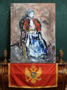 crnogorka ulje na platnu