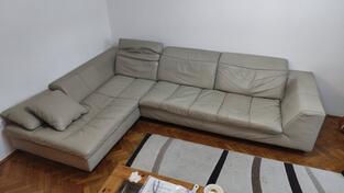 Simpo kozna ugaona garnitura