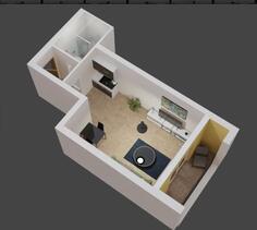 Garsonjera 31m2 - Bar - Šušanj