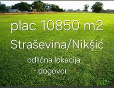 Poljoprivredno zemljište 10852m2 - Nikšić - Straševina