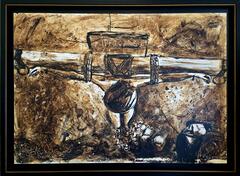 Dragan BRILE Mijač RASPEĆE 100x75cm mastilo od hobotnice