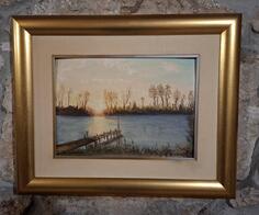 Vanja Marković, ulje na lesonitu, dimenzije bez rama 34x24, sa ramom 54x44, 80€