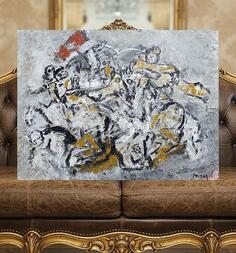 bitka na vucijem dolu ulje na platnu