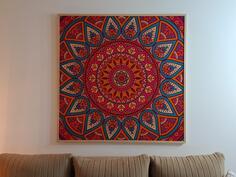 FABRIC WALL ART 130x130mm