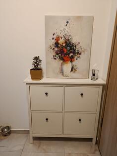 IKEA HEMNES 4 COMPARTMENT SHOE CABINET 107x22x101cm