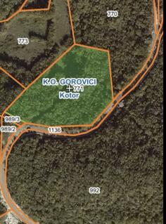 Industrijsko zemljište 4938m2 - Kotor - Gorovići