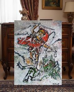 Arhangel Mihail ulje na platnu