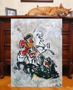 Sv. Georgije ulje na platnu