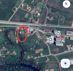 Građevinsko zemljište 1600m2 - Danilovgrad - Spuž