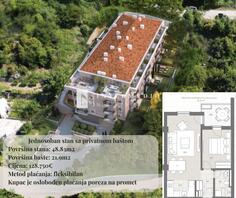 Jednosoban stan 49m2 - Herceg Novi - Topla