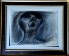 UROS TOSKOVIC 2009. 53x39cm umjetnicka slika na prodaju