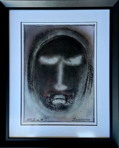 UROŠ TOŠKOVIĆ 2011. 30x40cm SPREJ, umjetnička slika na prodaju