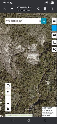 Građevinsko zemljište 15000m2 - Bar - Dabezići