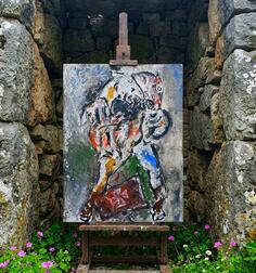 Bitka na Vucijem dolu ulje na platnu