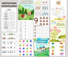 Edukativne vežbanke za decu od 4 do 7 godina (kreira Master učiteljica s ljubavlju)