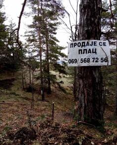 Građevinsko zemljište 850m2 - Valjevo - Divčibare